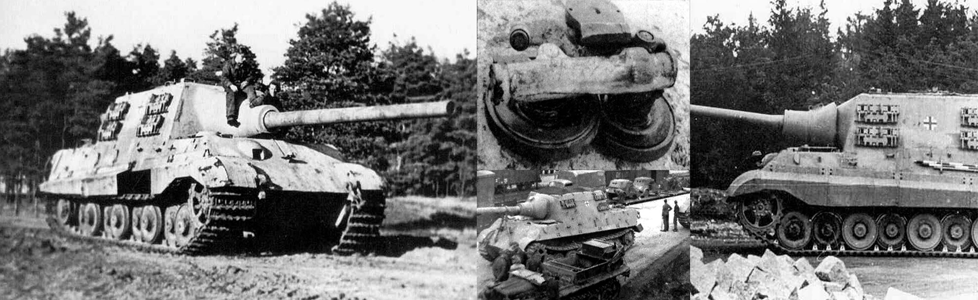 Sd.Kfz.186 Panzerjager Tiger Ausf. B heavy tank "JagdTiger" (Porsche suspension) 3.Kompanie / schwere Panzerjager Abteilung 653, No.314, March 1945