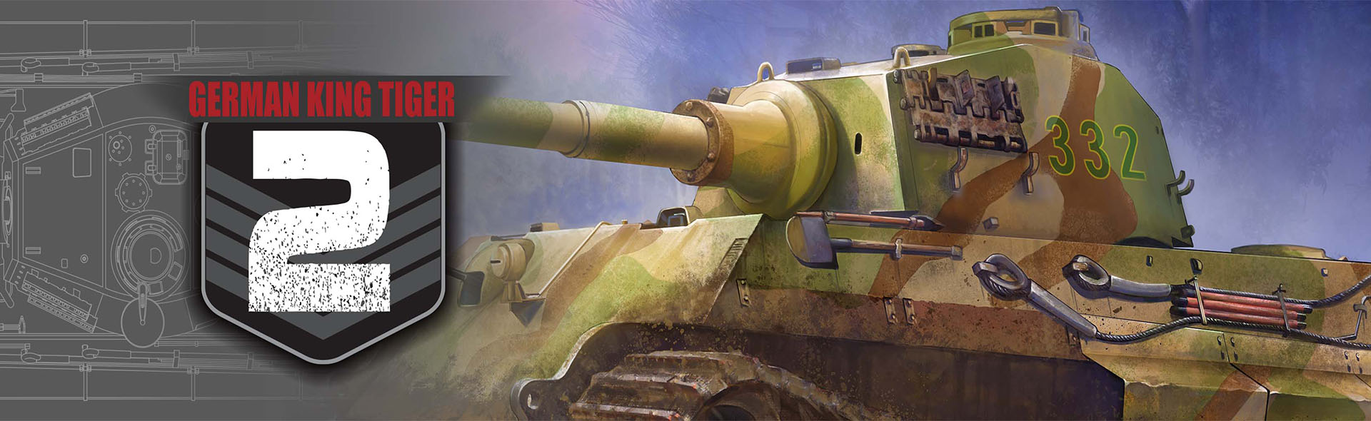 King Tiger tank (Henschel turret) Ardennes  December, 1944