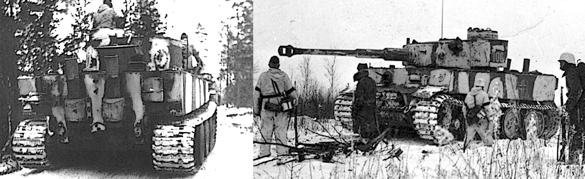 Sd.Kfz.181 PzKpfw VI Tiger Ausf. E heavy tank (Initial production model) Schwere Panzerabteilung 502, No.100, February 1943, Eastern Front