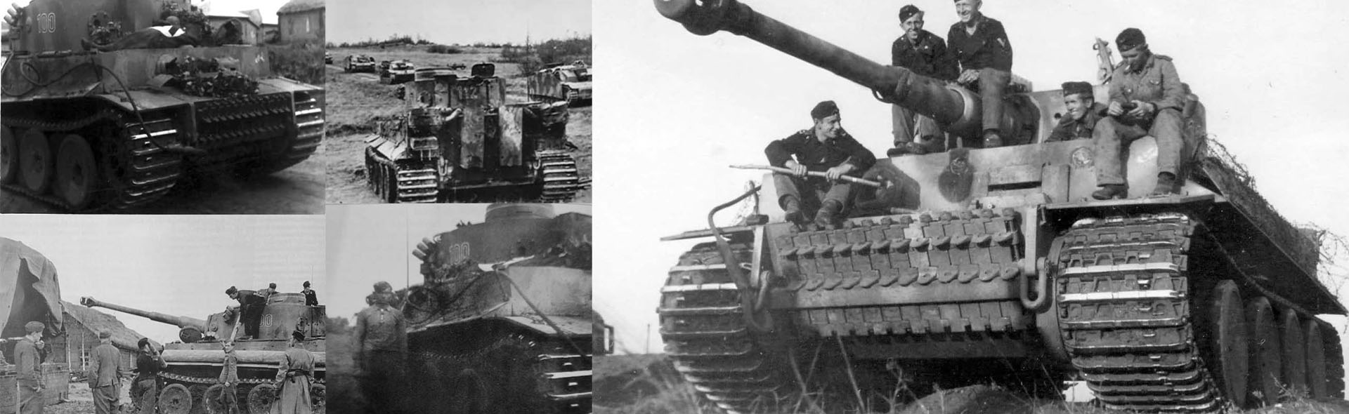 Sd.Kfz.181 PzKpfw VI Tiger Ausf. E heavy tank (Early production model) Schwere Panzerabteilung 505, No. 100, July 1943, Eastern front Kursk