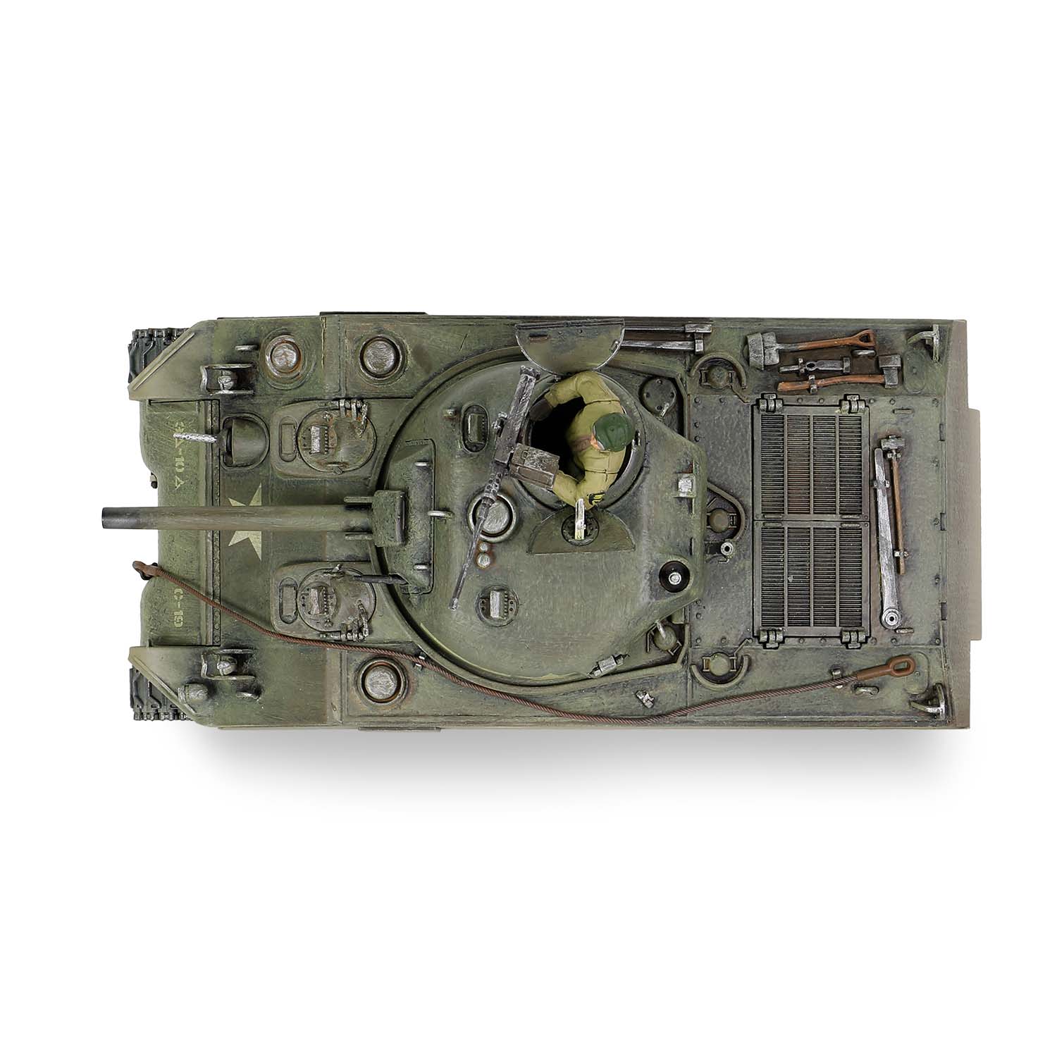 U.S. medium tank Sherman M4A3 (75) Training vehicle, C Company, 10th Tank Battalion, 5th Armored Division, New York, 1943