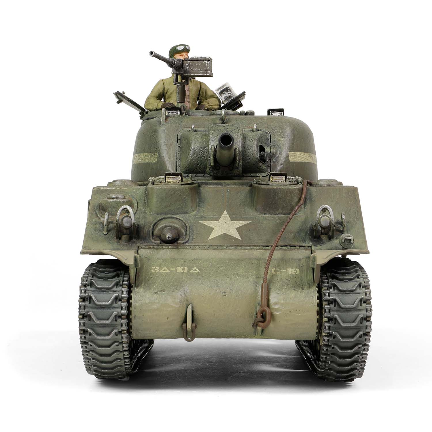 U.S. medium tank Sherman M4A3 (75) Training vehicle, C Company, 10th Tank Battalion, 5th Armored Division, New York, 1943