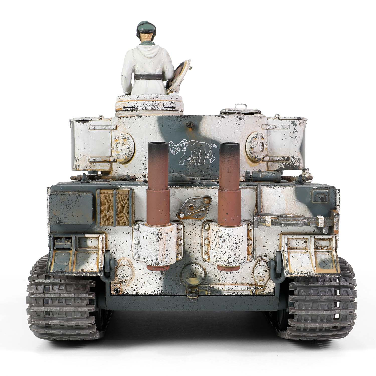 Sd.Kfz.181 PzKpfw VI Tiger Ausf. E heavy tank (Initial production model) Schwere Panzerabteilung 502, No.100, February 1943, Eastern Front