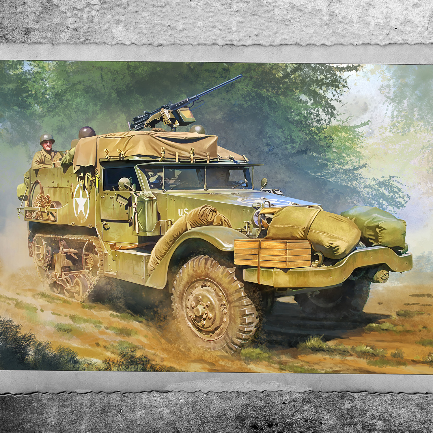M3A1 Half-track Normandy