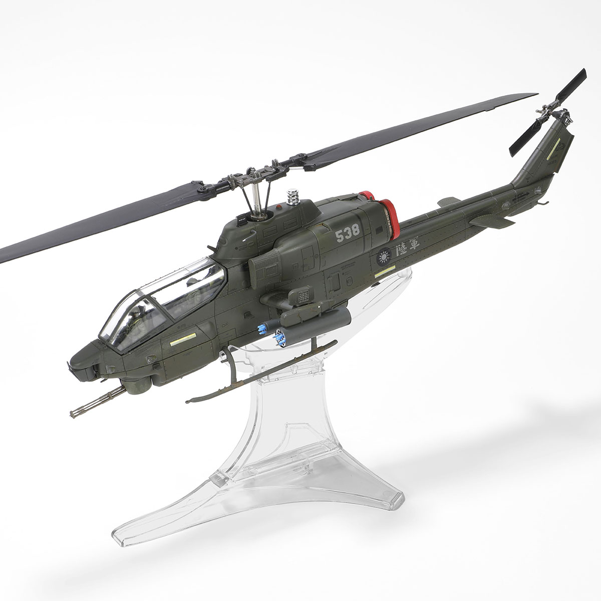 Bell AH-1W "Whiskey Cobra" attack helicopter  (Low visibility ver.) Tail number #538, 602nd Air Cavalry Brigade Attack Battalion, ROCA, Taichung News Agency Army Aviation 602 Brigade Longxiang Camp Open Day, March