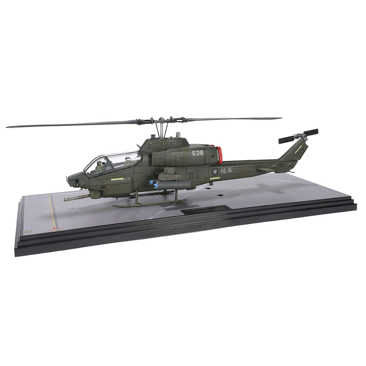 Bell AH-1W "Whiskey Cobra" attack helicopter  (Low visibility ver.) Tail number #538, 602nd Air Cavalry Brigade Attack Battalion, ROCA, Taichung News Agency Army Aviation 602 Brigade Longxiang Camp Open Day, March