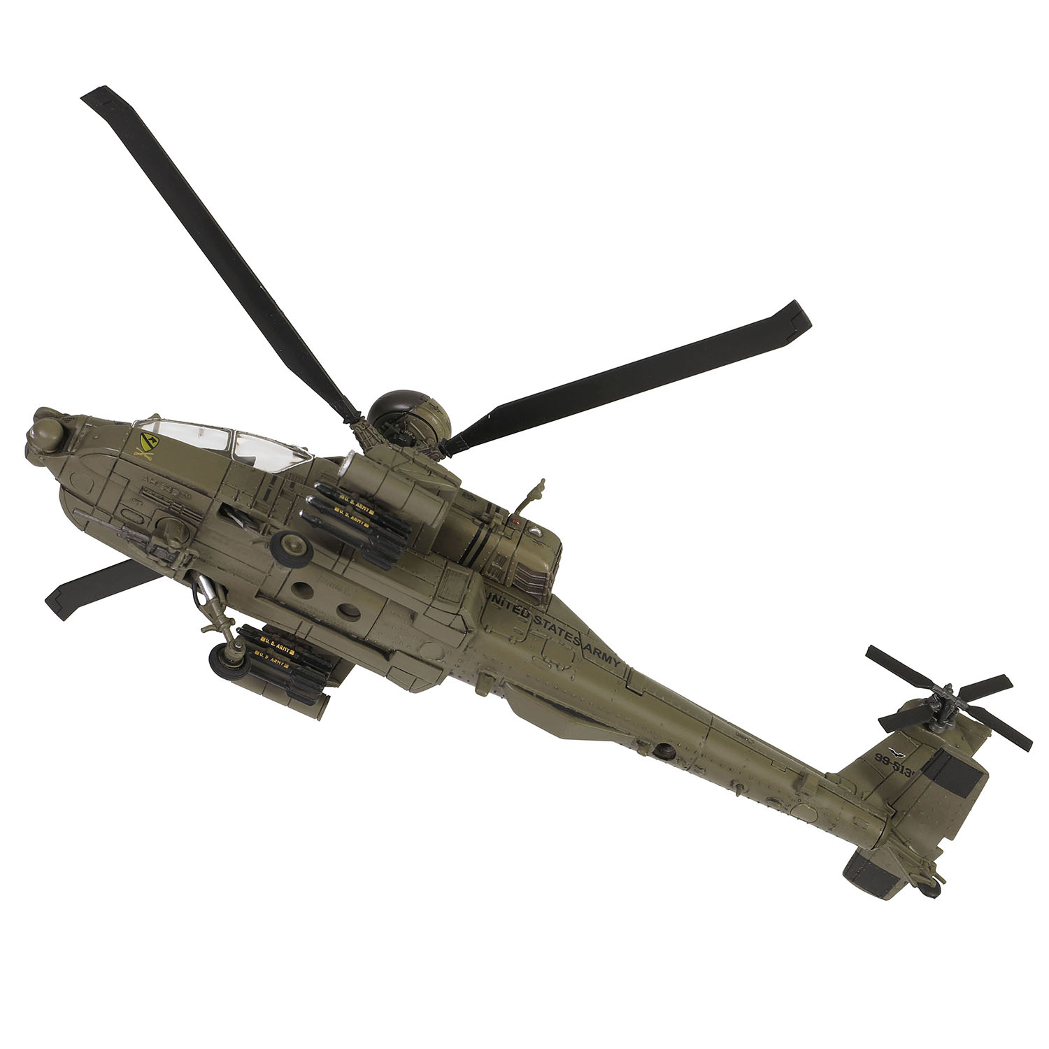 Army Boeing AH-64D Longbow Apache Attack Helicopter  99-5135 of C Company, 1-227 ATKHB, 1st Cavalry Division, 11th Aviation Regiment (Attack),Karbala, Operation Iraq Freedom, March