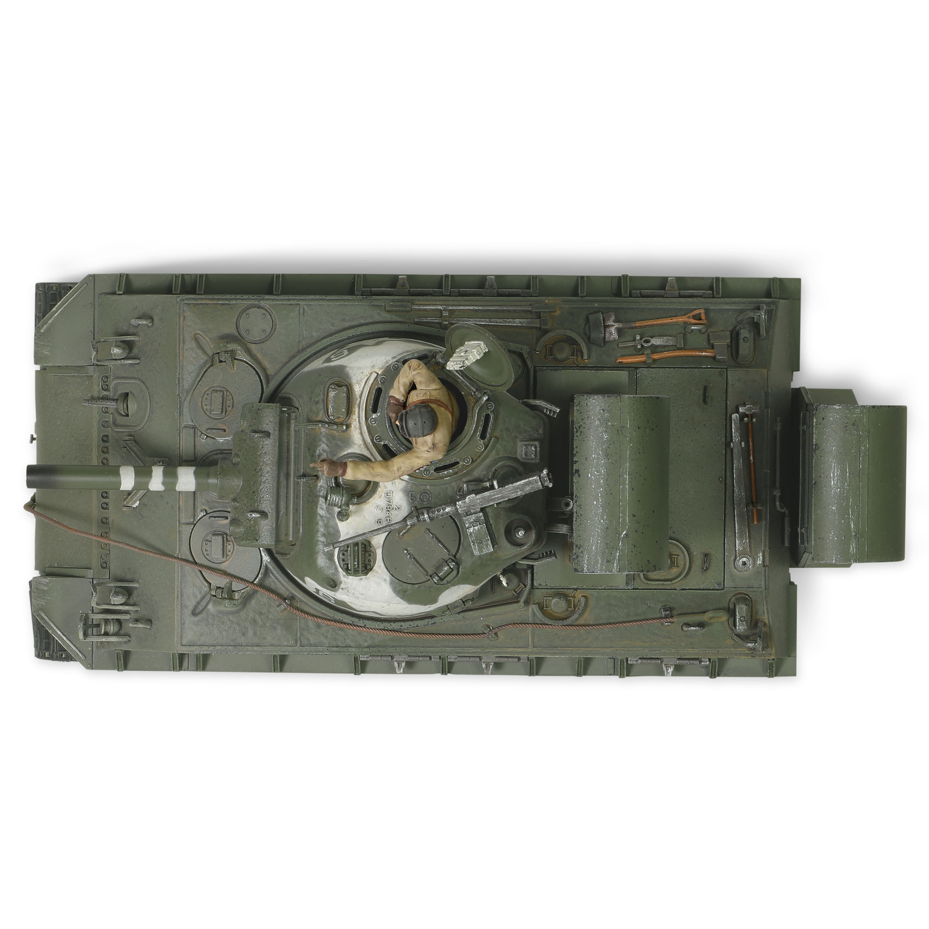 Sherman M4A3 (105) HVSS with deep wading gear US Army, 713th Tank Battalion, Okinawa, 1945