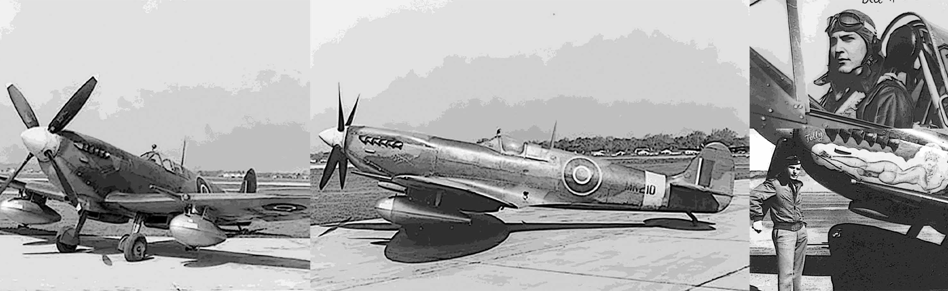 Supermarine Spitfire Mk.IX MK 392, WG CDR "Johnnie" Johnson, No.144 (Canadian) Wing RAF Kenley, Royal Air Force, Normandy 1944