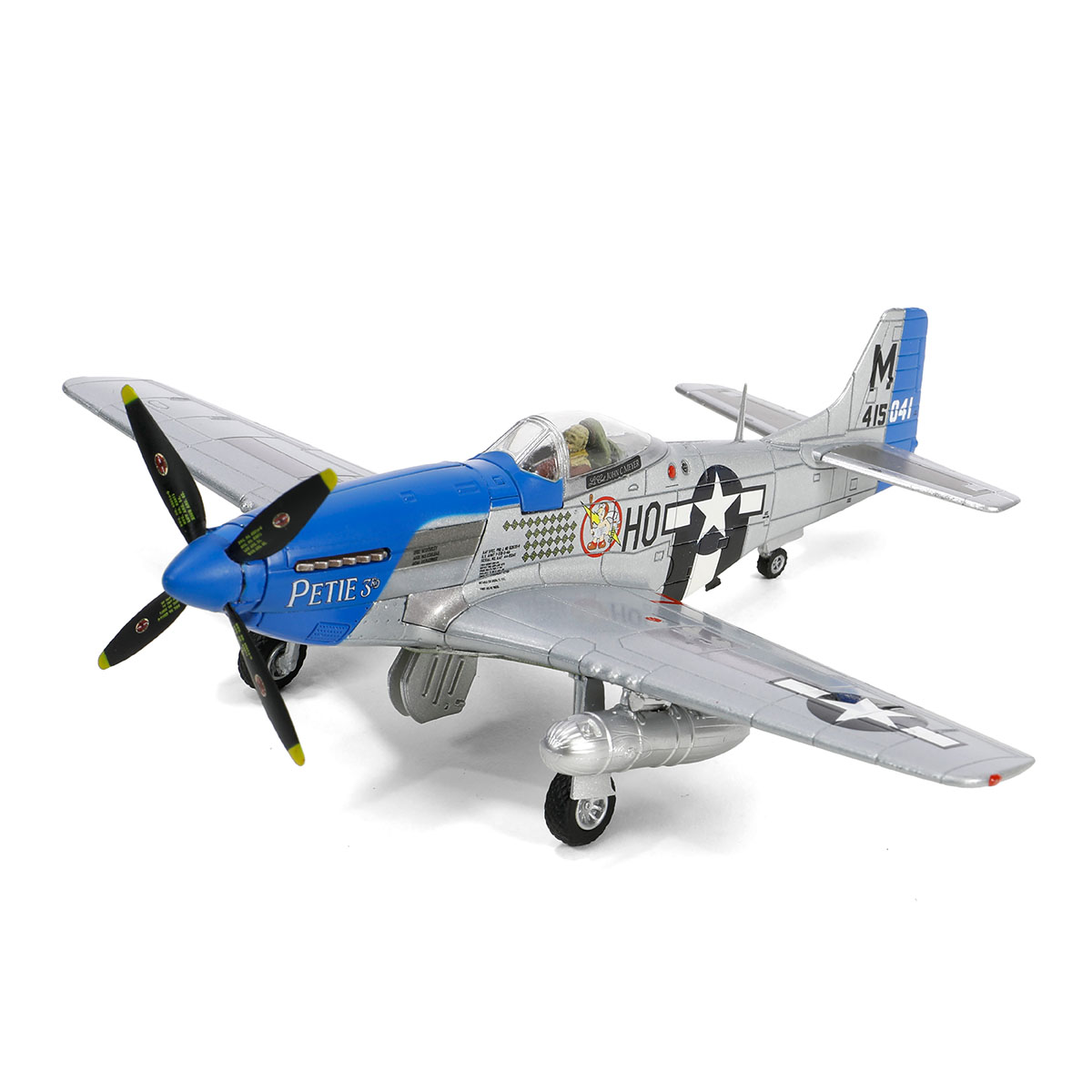 P-51D Mustang aircraft fighter "Petie 3rd", Lt. Col. John C. Meyer, 487th Fighter Squadron, 352nd Fighter Group, USAAF