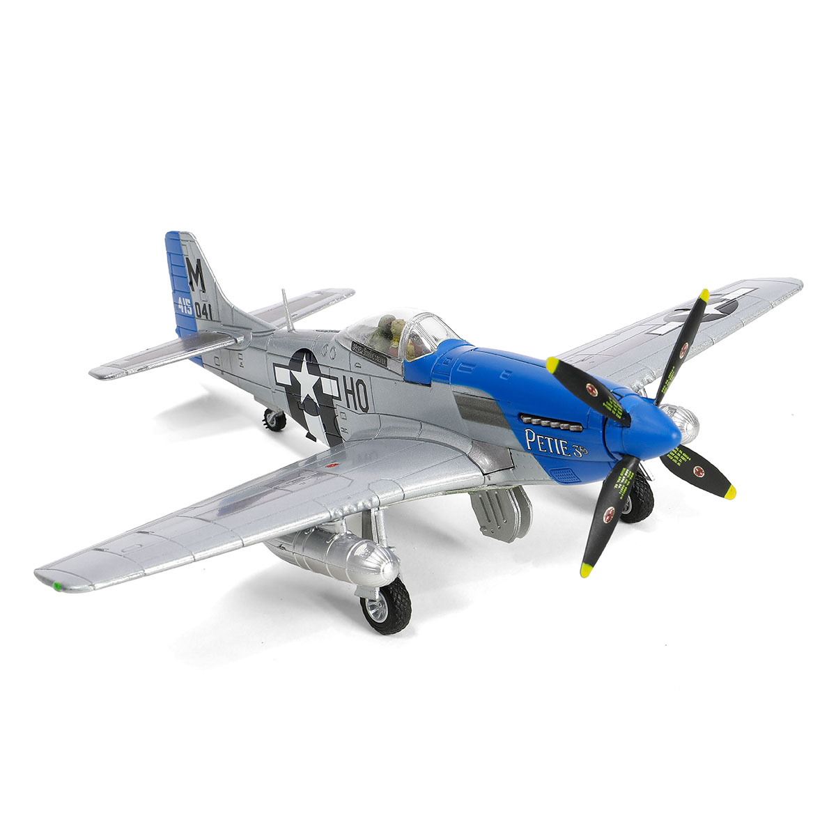 P-51D Mustang aircraft fighter "Petie 3rd", Lt. Col. John C. Meyer, 487th Fighter Squadron, 352nd Fighter Group, USAAF