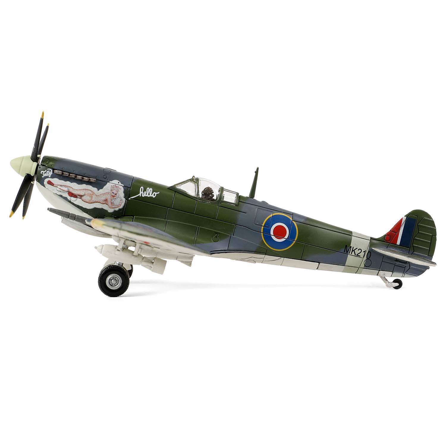 ‌Supermarine‌ Spitfire Mk.IX MK 210, "Tolly Hello" Guns Lundquist, Test Pilot for the USAAF (Long Range Experimental)