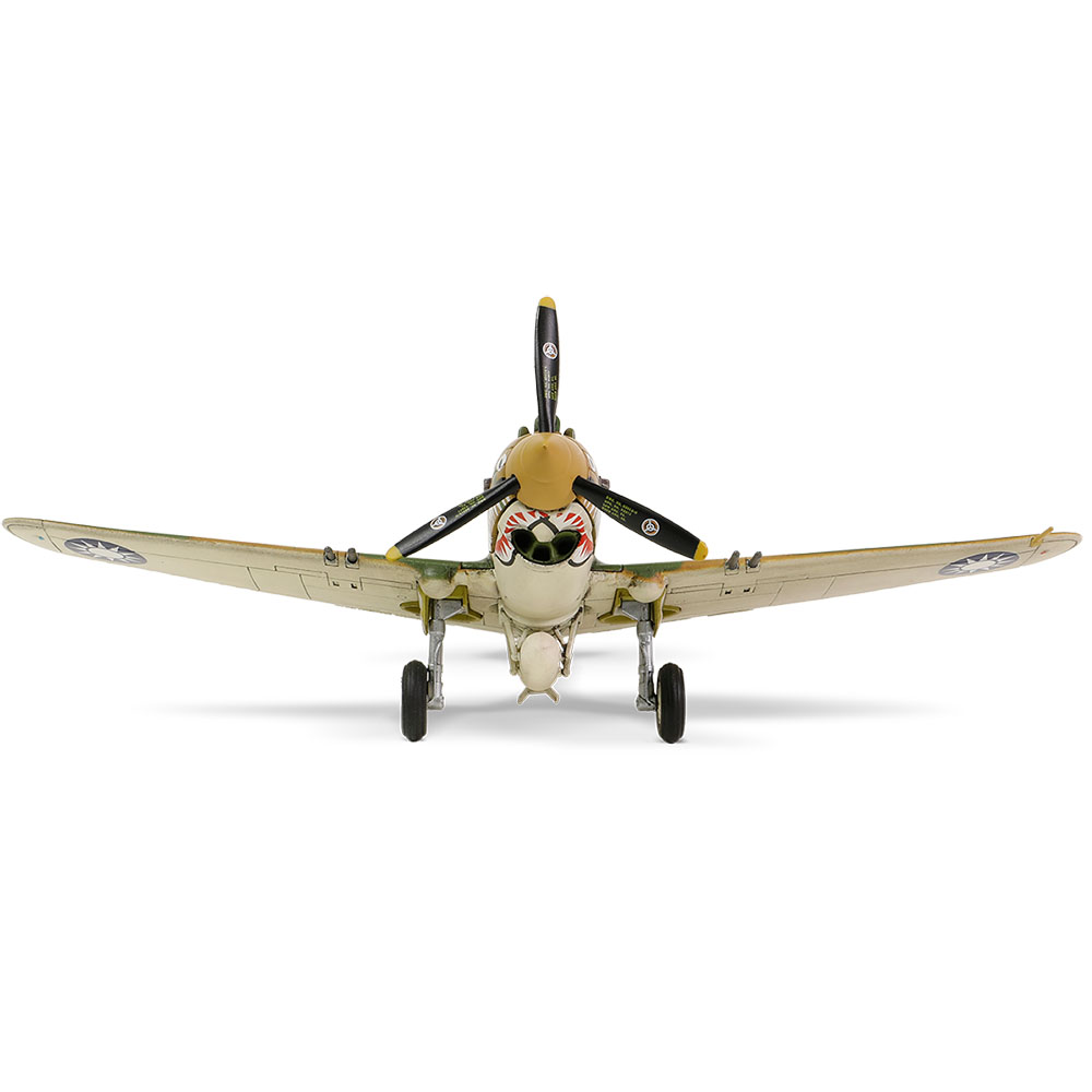 Curtiss P-40B / HAWK 81A-2  3rd Pursuit Squadron, American Volunteer Group, P-8127, Serial : 47, China, June  (flown by R.T. Smith)