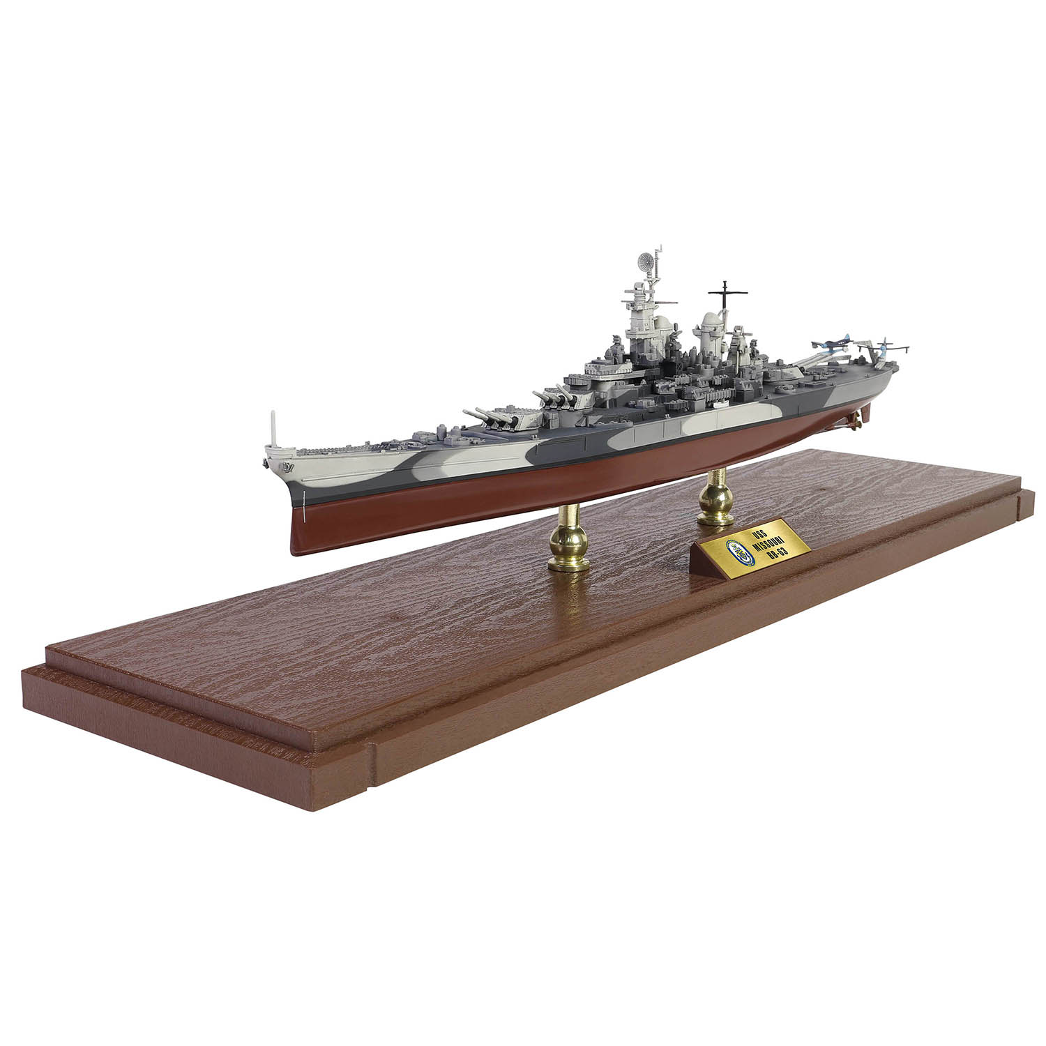 Iowa Class Battleship, USS Missouri (BB-63), Full Hull Edition Measure 32/22D camouflage pattern