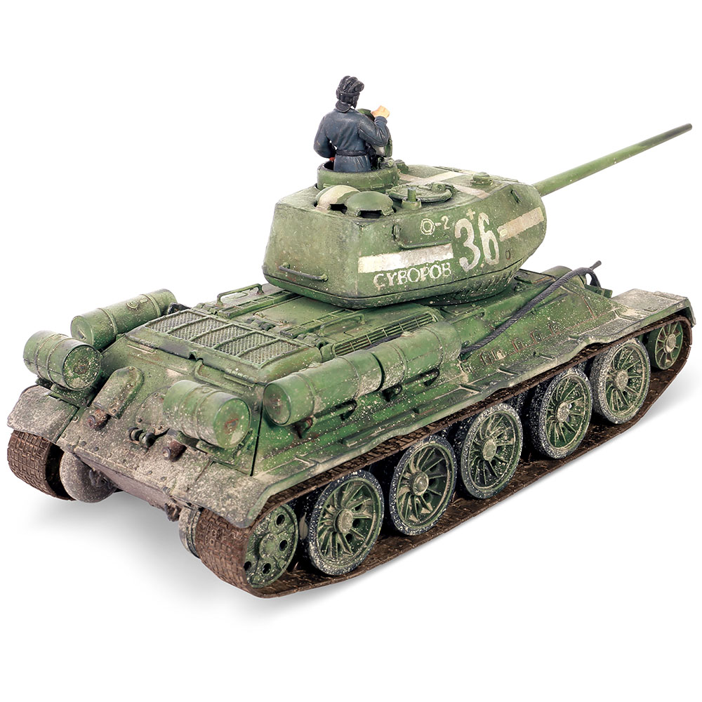 T-34-85 Model 1944 medium tank 55th Guards Tank Bde. 7th Guards Tank Corps, Berlin