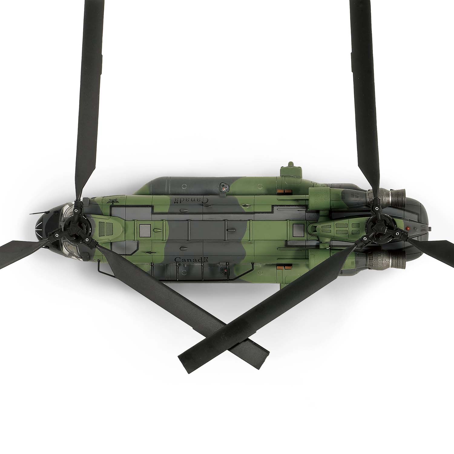 Boeing Chinook CH-147F helicopter Royal Canadian Air Force #147304 (Valkyrie Nose Art), 450 Tactical Helicopter Squadron, Camp Castor, Gao, Mali, Western Africa, 2018-2019