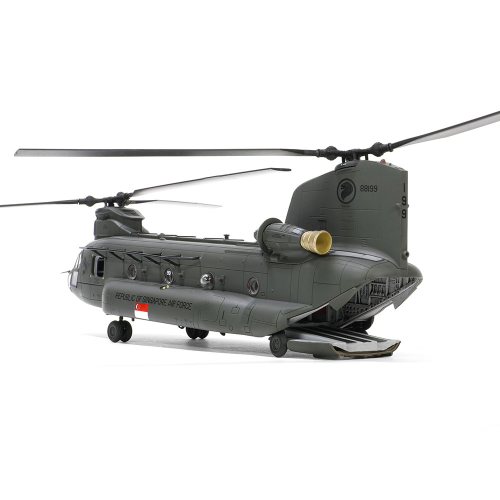 Boeing Chinook CH-47SD helicopter Republic of Singapore Air Force, 127 Squadron, Sembawang Air Base, "HMS Echo medical support", December 18th, 2008