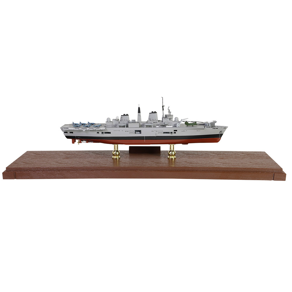 HMS Invincible (R05) light aircraft carrier Falkland islands 1982 Full hull