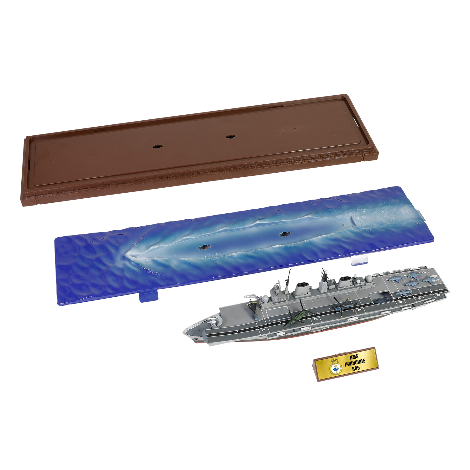 HMS Invincible(R05) Light Aircraft Carrier, Waterline edition Falklands War,1982