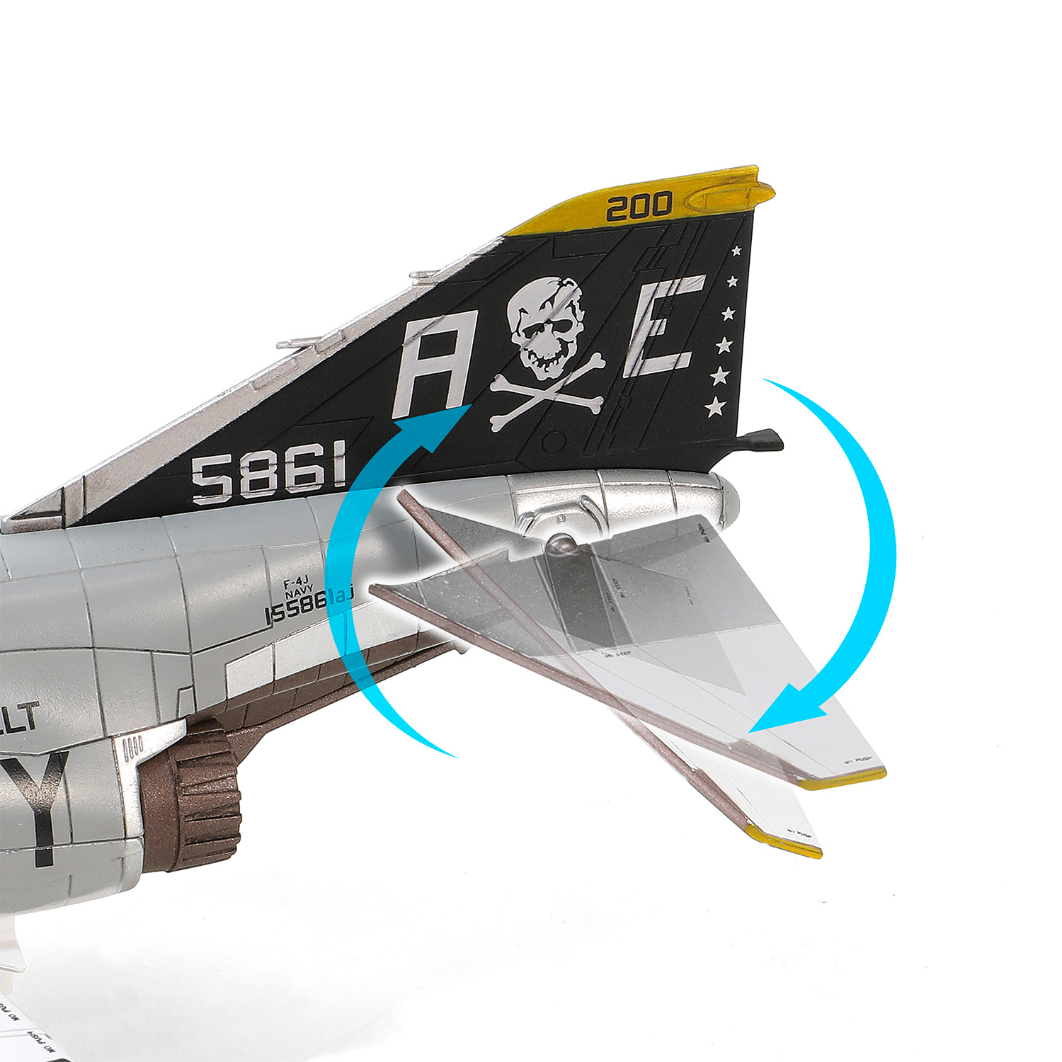 Boeing F-4J Phantom II VF-84 “Jolly Rogers”, USN, VF-84, USS Franklin D. Roosevelt (CVA-42), 1970