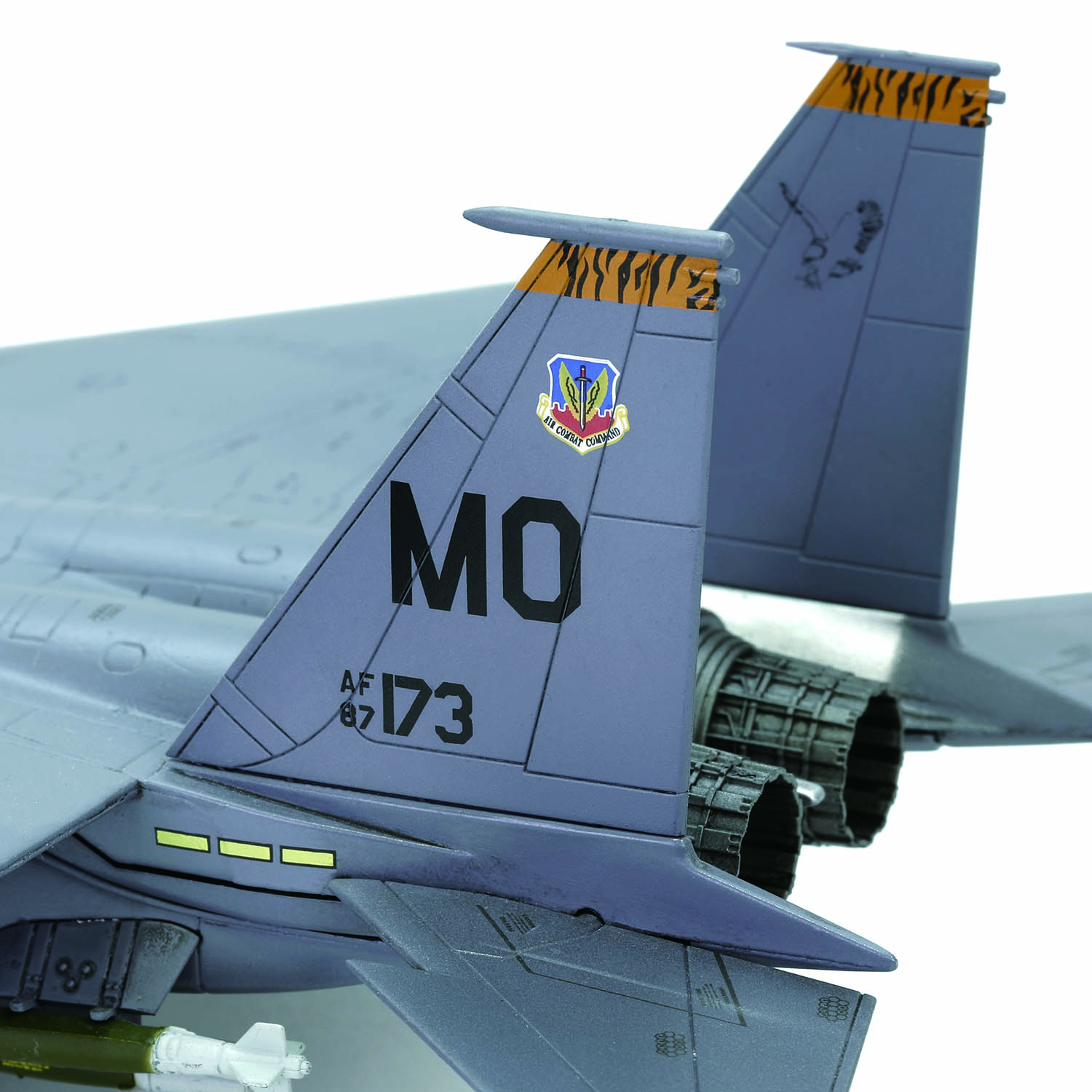 Boeing F-15E Strike Eagle“Shark Mouth”, USAF #87-0173, 391st Fighter Squadron 'Bold Tigers' , 366th Fighter Wing, U.S.A.F Mountain Home AFB, Idaho, 2002