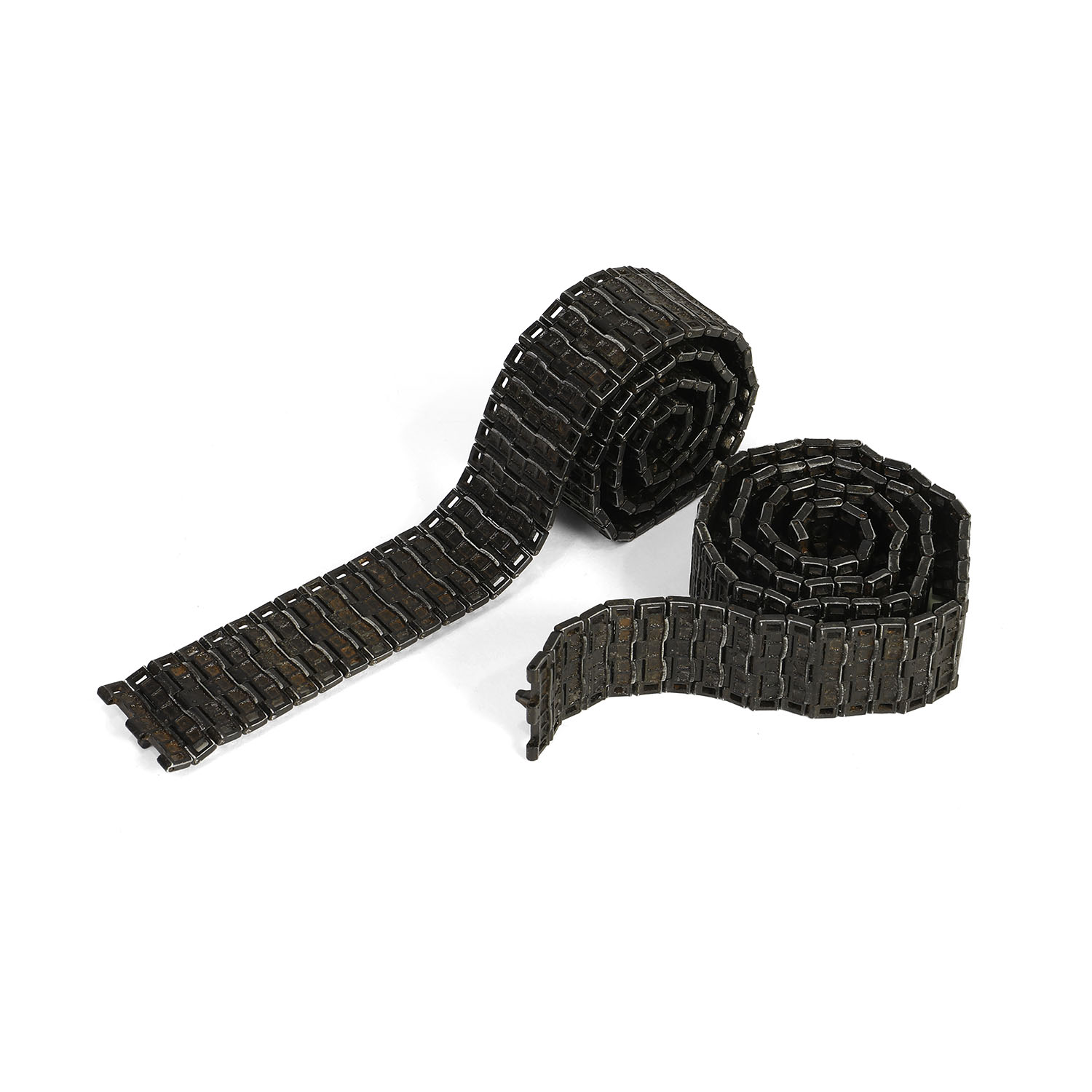 Sherman M4 tank HVSS Suspension type - Metal Upgrade track link set (Model T66)  Zinc Alloy materials | with weathering effect