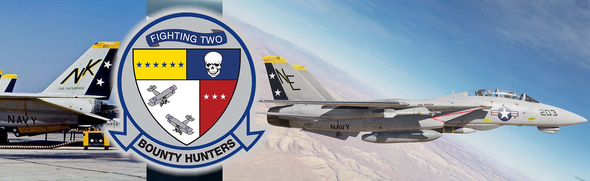 CVN-65 Enterprise deck + 4' Legendary F-14 Tomcat series Section #C deck + F-14A BuNo. 158988, VF-2 "Bounty Hunters", #216, CVW-14, USS Enterprise CVN-65, 1977