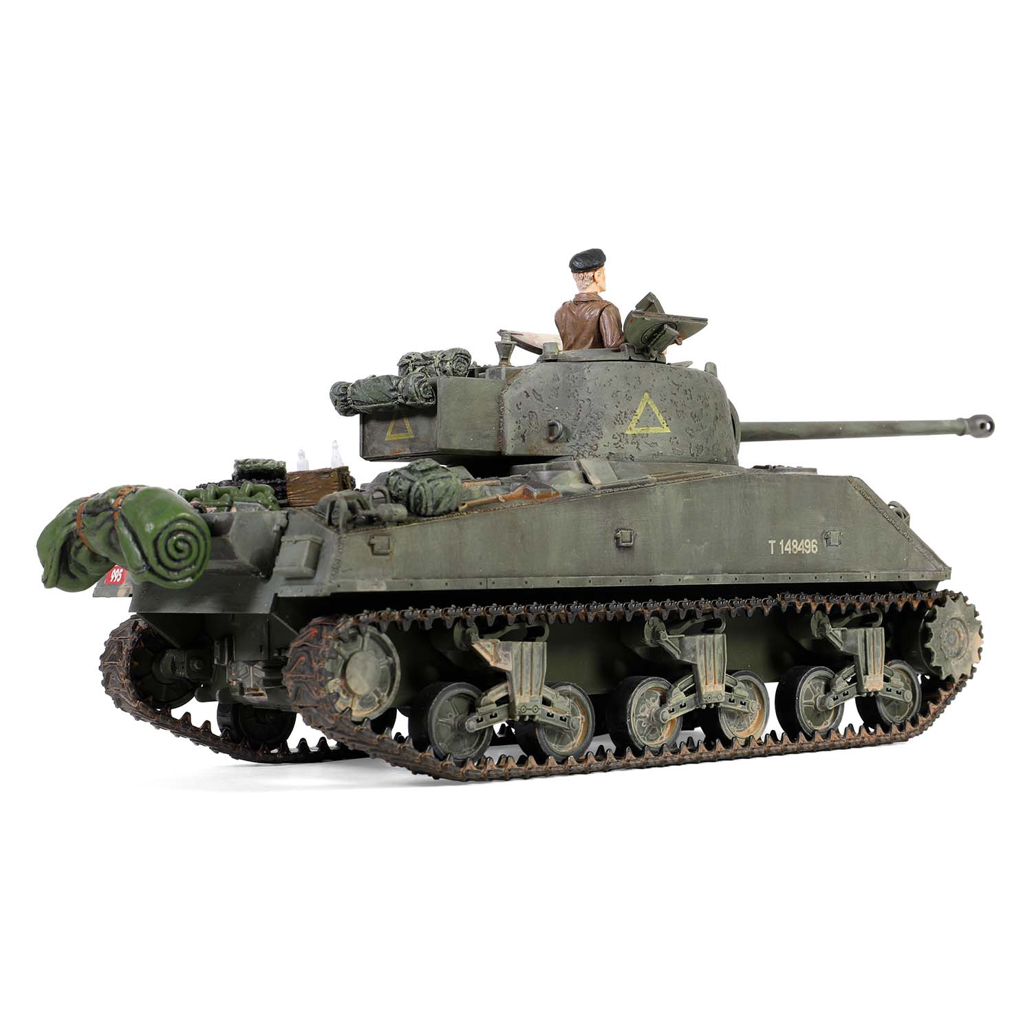 British Sherman Firefly Vc. 8th Armoured Brigade, 24th Lancer, 13/18th Hussars, Normandy 1944