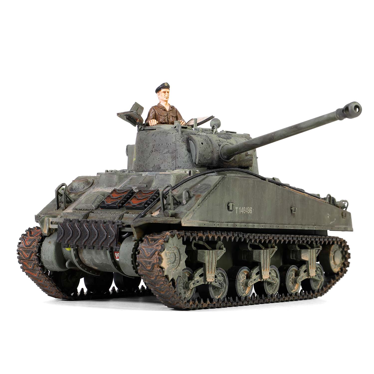 British Sherman Firefly Vc. 8th Armoured Brigade, 24th Lancer, 13/18th Hussars, Normandy 1944