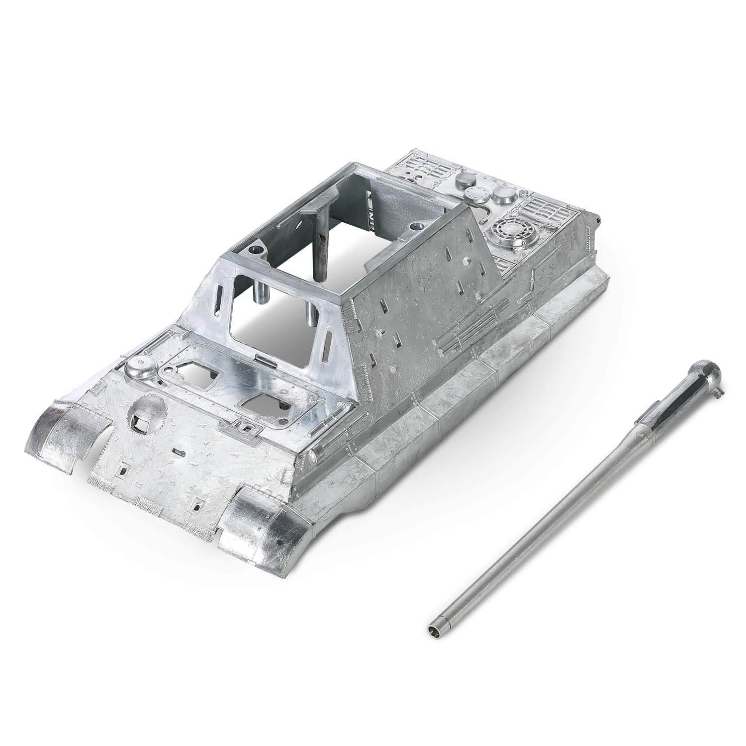 Diecast Upper Hull & CNC Gun Barrel