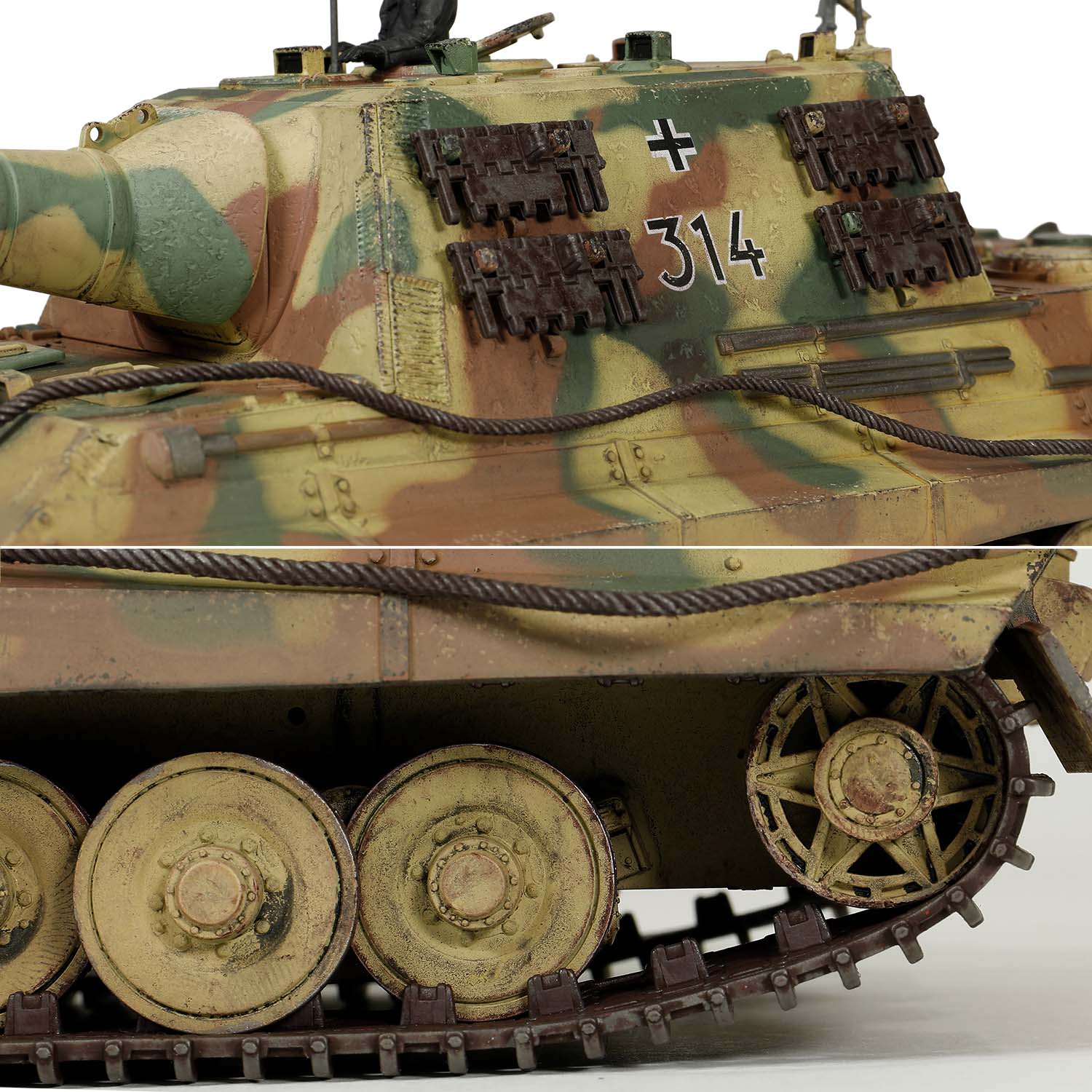 Authentic Weathering Effect & High detail Roadwheels