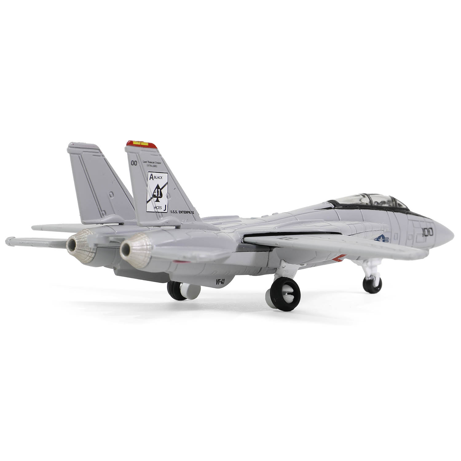 CVN-65 Enterprise deck + 4' Legendary F-14 Tomcat series Section #A deck + F-14A BuNo.161274, VF-41 "Black Aces", USS Enterprise CVN-65, Bosnia & Kosovo, 2001