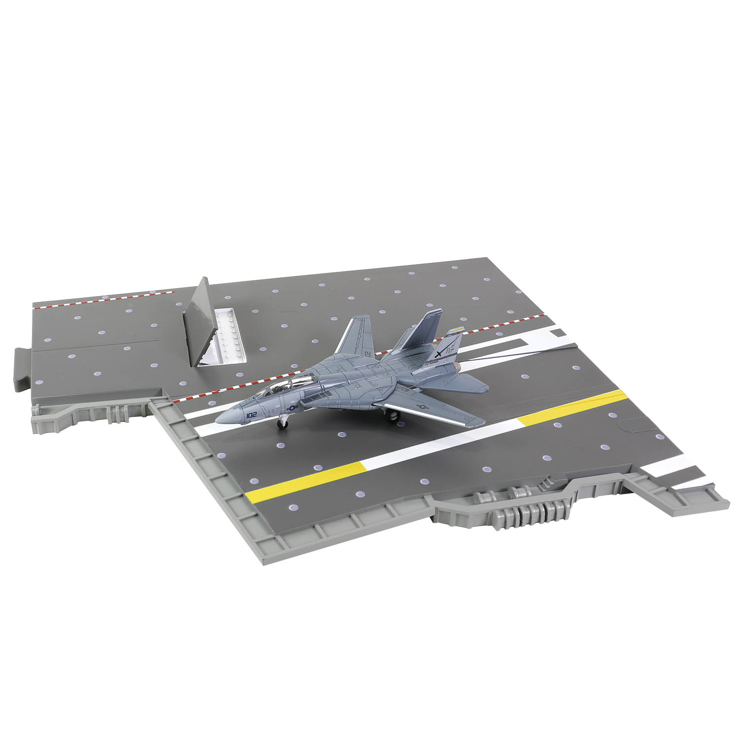 CVN-65 Enterprise deck + 4' Legendary F-14 Tomcat series Section #D deck + F-14A BuNo. 159437, VF-32 "The Swordsmen"