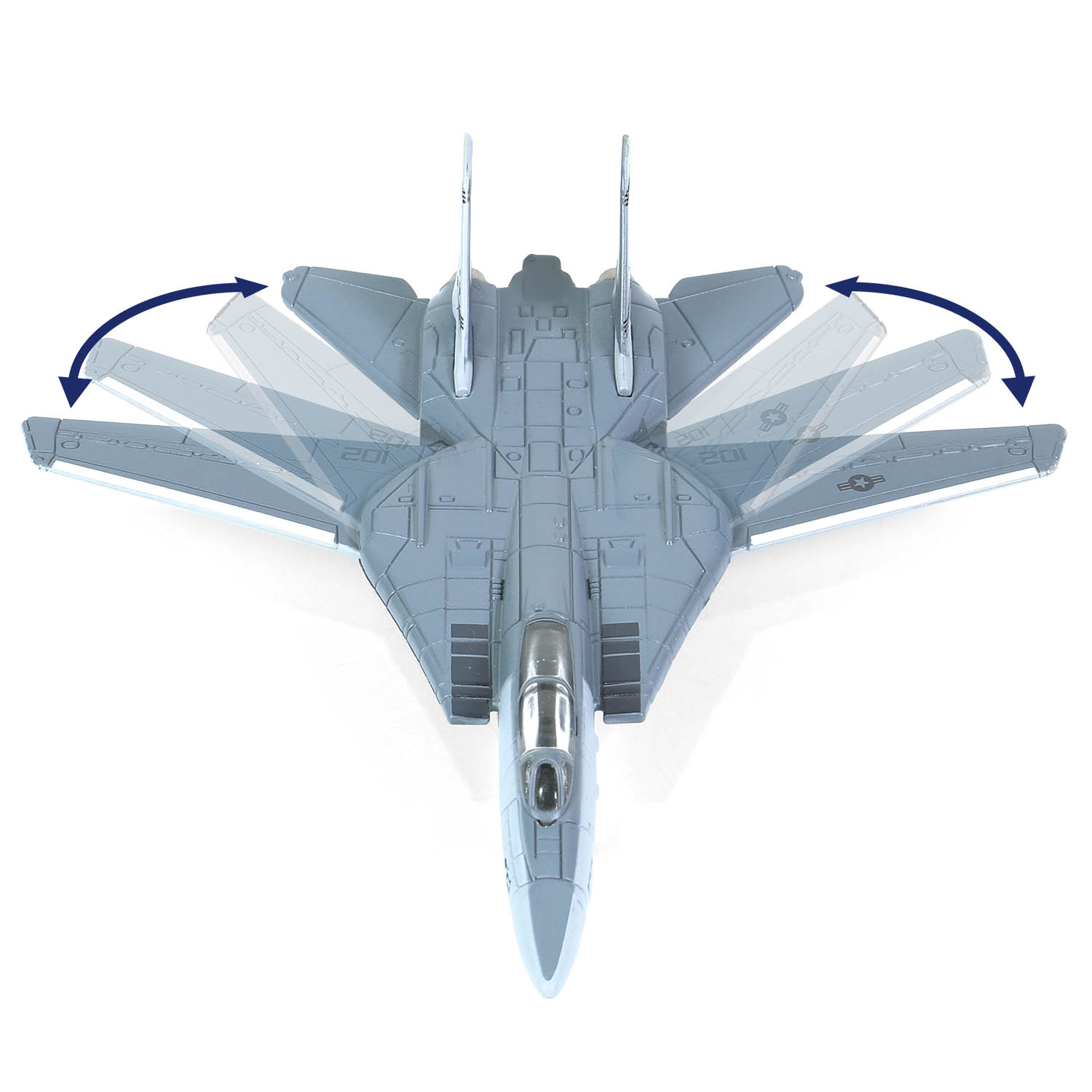 Each F-14 Tomcat with variable-sweep wings 