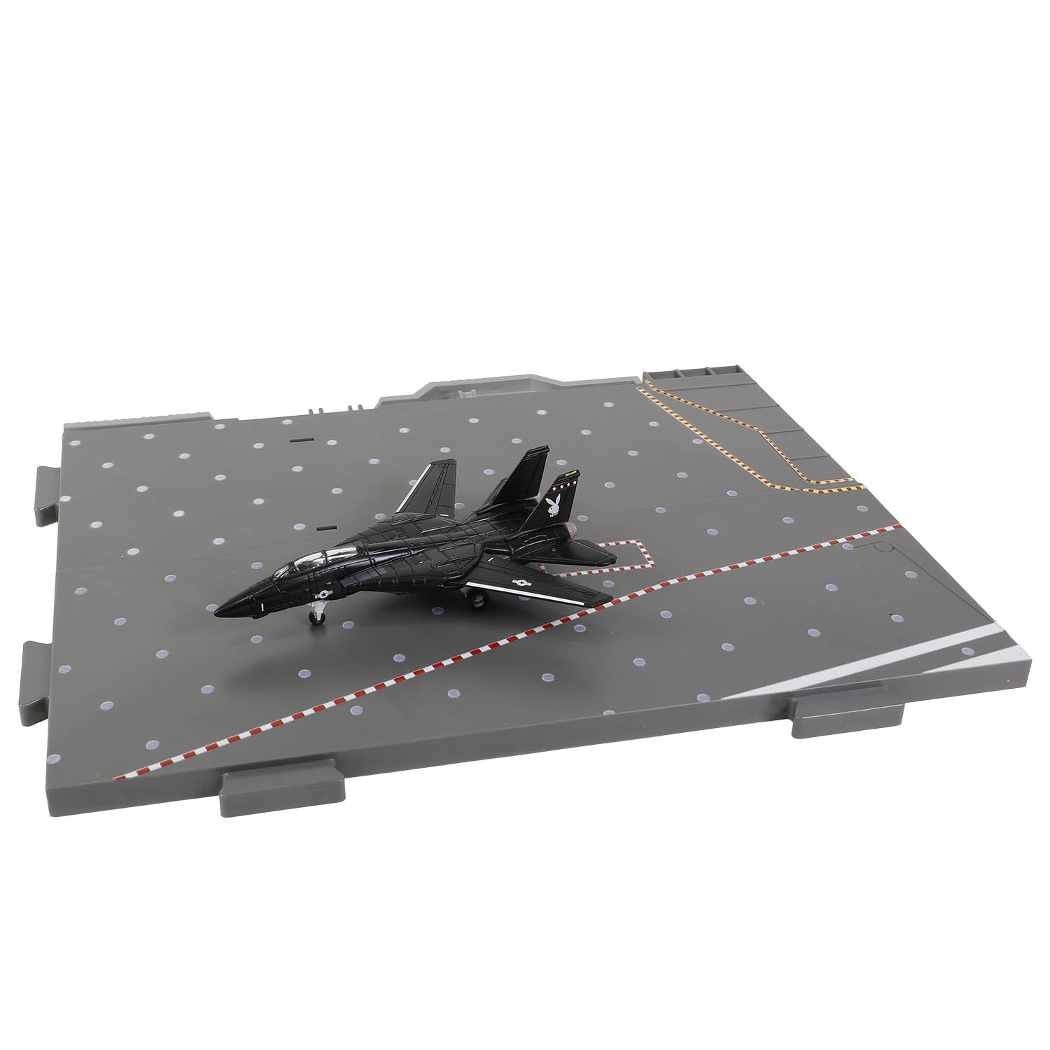 CVN-65 Enterprise deck + 4' Legendary F-14 Tomcat series Section #G deck + F-14A BuNo. 161444, VX-4 "Evaluators", NAS Point Mugu, 1987