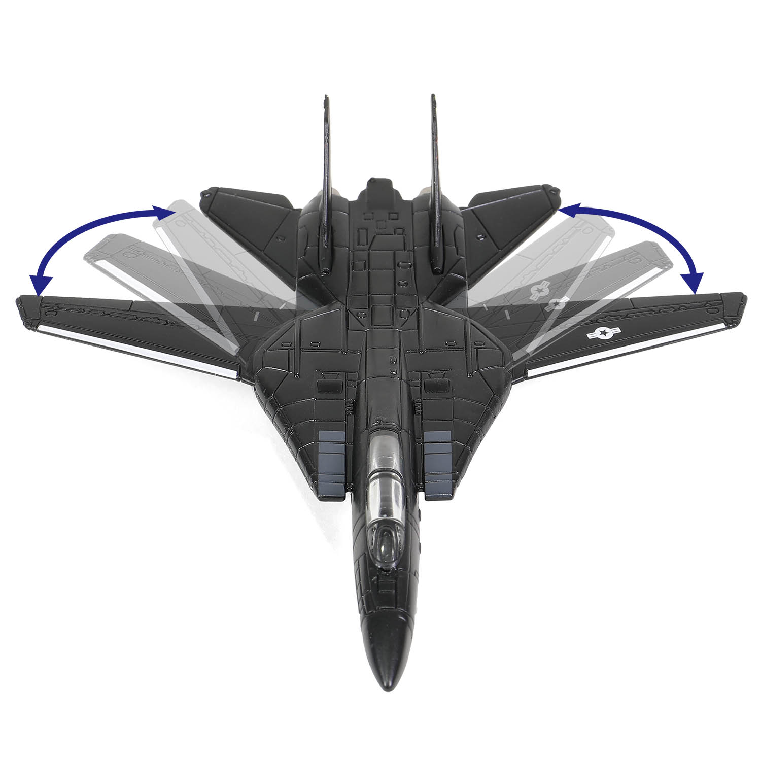 Each F-14 Tomcat with variable-sweep wings 