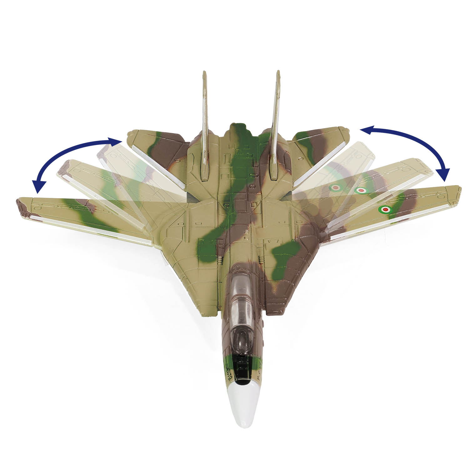 Each F-14 Tomcat with variable-sweep wings 