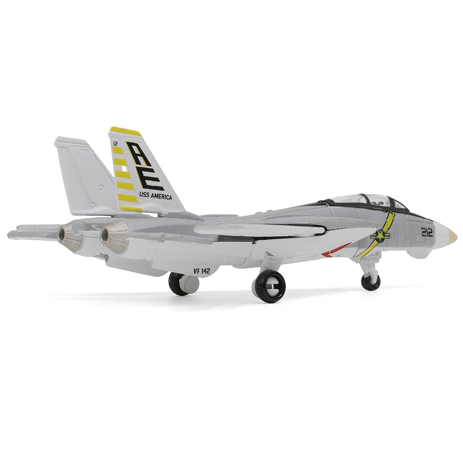 CVN-65 Enterprise deck + 4' Legendary F-14 Tomcat series Section #K deck + F-14B BuNo. 159451, VF-142 Ghostriders, Mediterranean, 1976